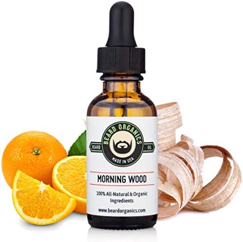 Beard Organics Morning Wood Beard Oil | Cedarwood & Orange Scent