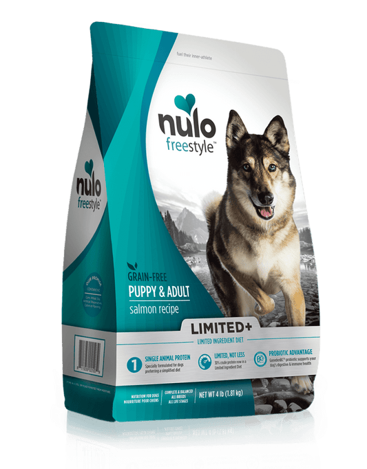 Nulo FreeStyle Limited+ Grain Free Salmon Recipe Puppy & Adult Dry Dog Food