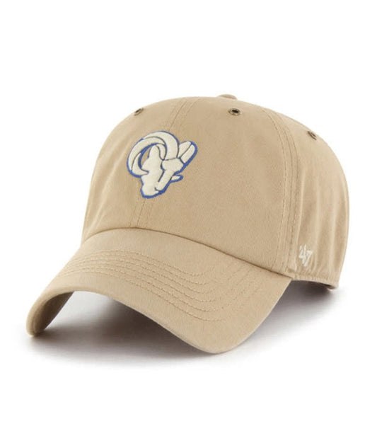 '47 Brand Cleanup LA Rams Adjustable Hat Khaki