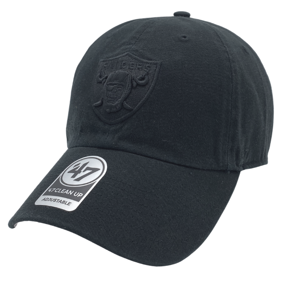 '47 Brand Las Vegas Raiders Clean Up Hat in Black
