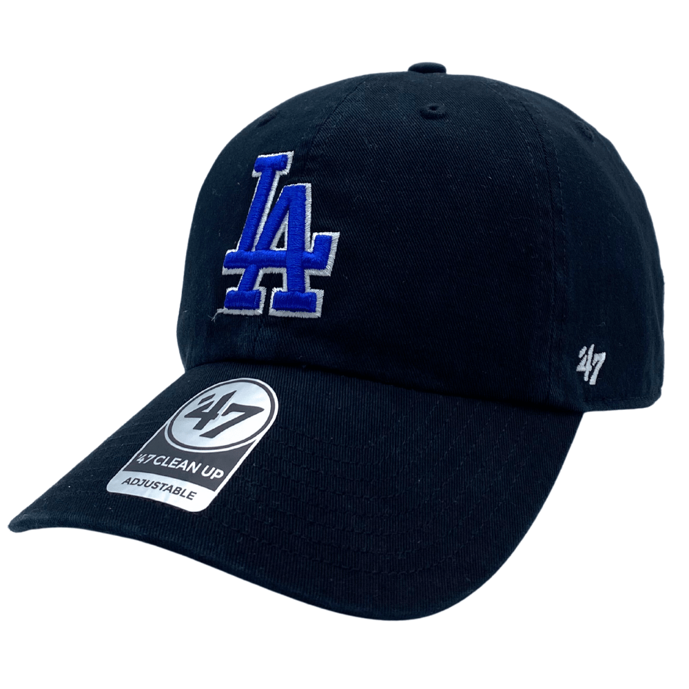 '47 Brand Los Angeles Dodgers Clean Up Hat in Black and Blue