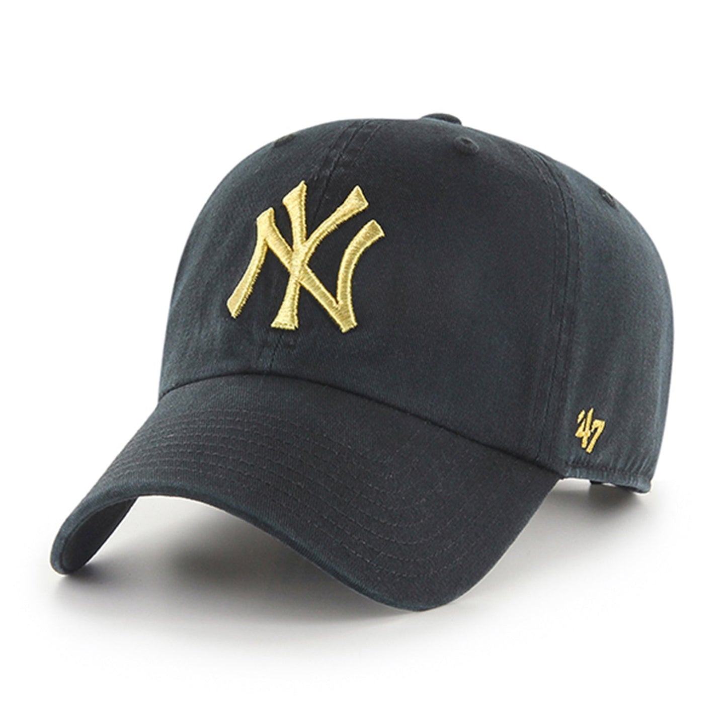 New York Yankees '47 Clean Up Adjustable Black and Gold