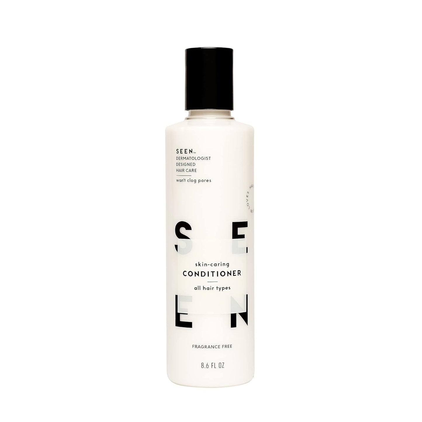 SEEN Conditioner, Fragrance Free - Non-Comedogenic & Sulfate-Free Hair Conditioner- Dermatologist-Developed - Safe for Sensitive, Eczema & Acne Prone Skin