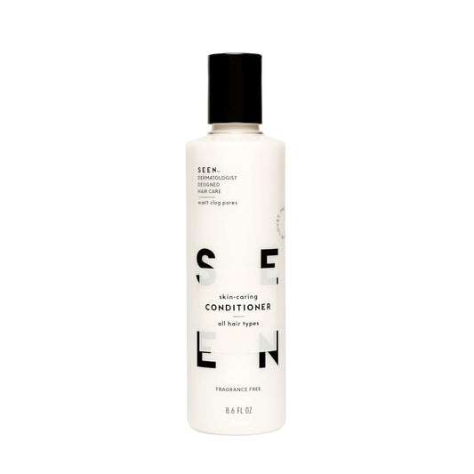 SEEN Conditioner, Fragrance Free - Non-Comedogenic & Sulfate-Free Hair Conditioner- Dermatologist-Developed - Safe for Sensitive, Eczema & Acne Prone Skin