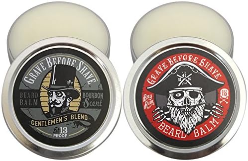 GBS Top Shelf Bourbon & Bay Rum Beard Balm Dual Pack