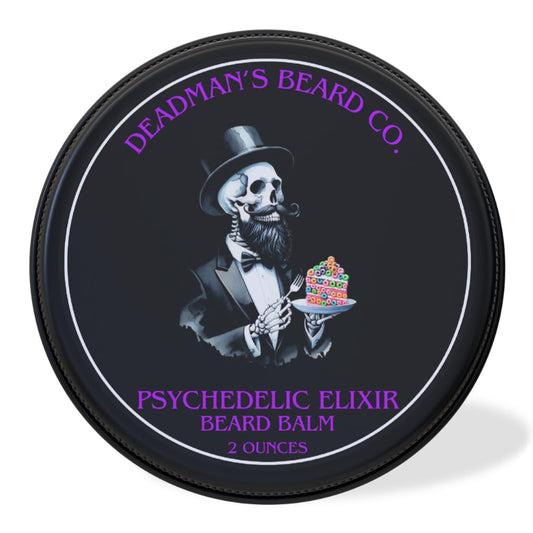 Deadman's Premium Beard Balm- Styles, Conditions, & Strengthens Beard - The Perfect Hold - Psychedelic Elixir Scent