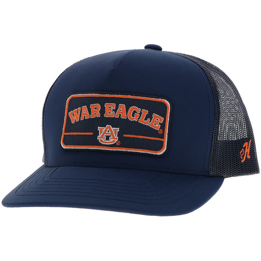 "Auburn University" Hat Navy w/Navy & Orange Patch