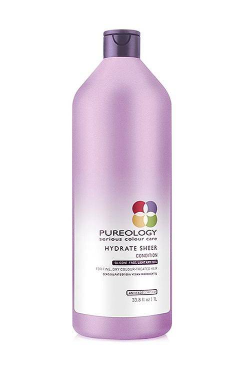 Pureology hydrate sheer shampoo and conditioner 33.8Oz - Palace Beauty Galleria