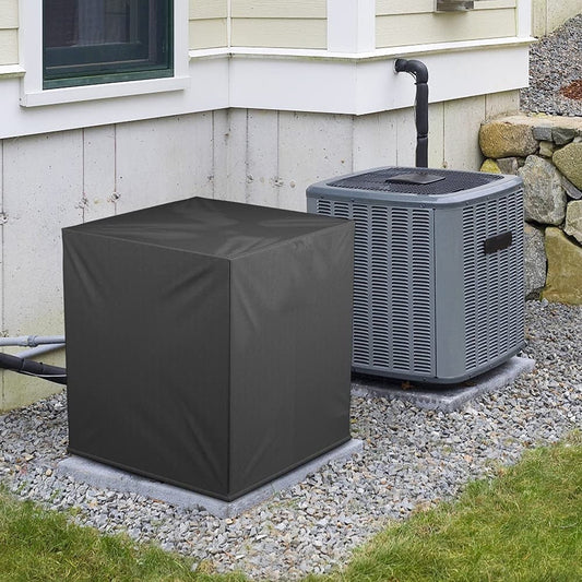 Air Conditioner Cover. Square Weatherproof Heavy Duty Air Conditioner Cover. Durable AC Winter Cover for Outside Unit Designed to