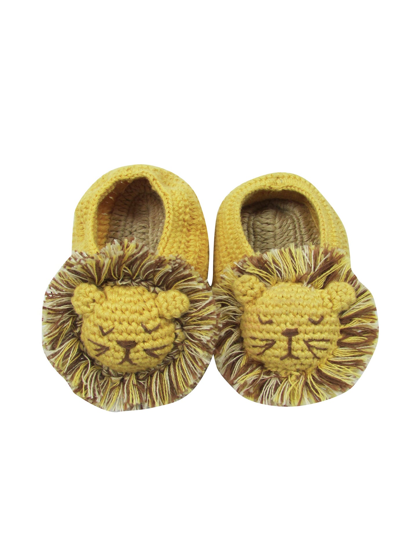 Albetta Crochet Lion Booties