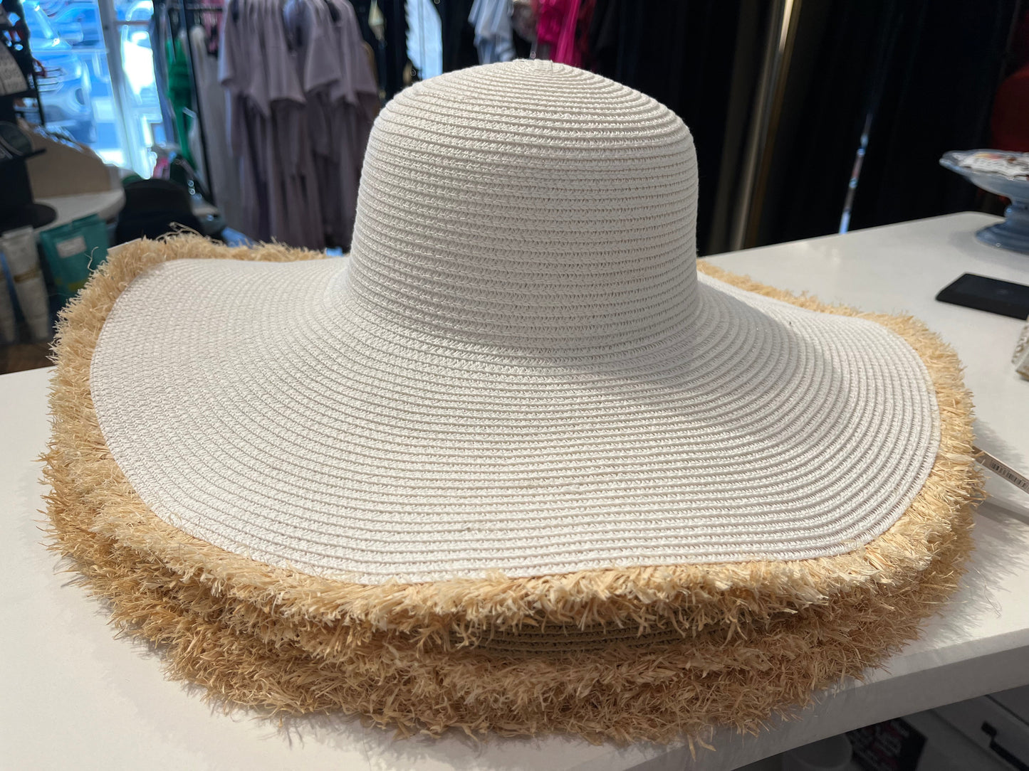 Fringed Floppy Sun Hat