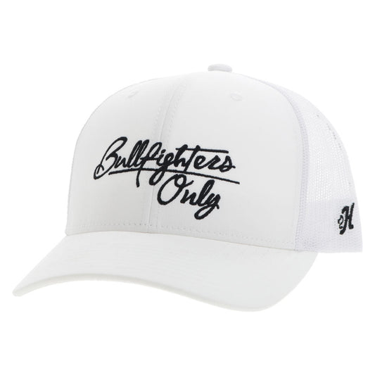 "BFO" Hat White w/Black Logo