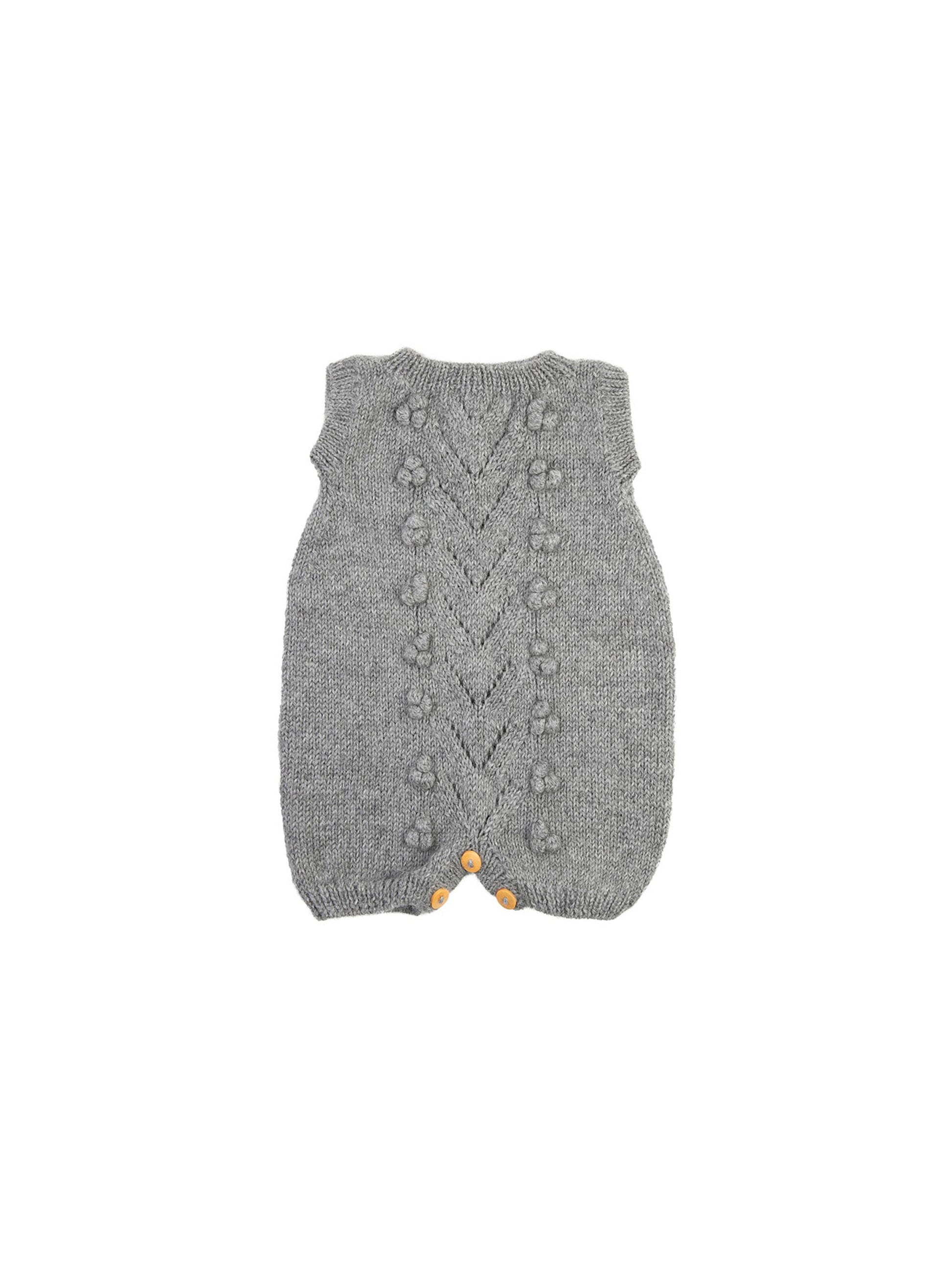 Baby Alpaca Grey Romper Weston Table