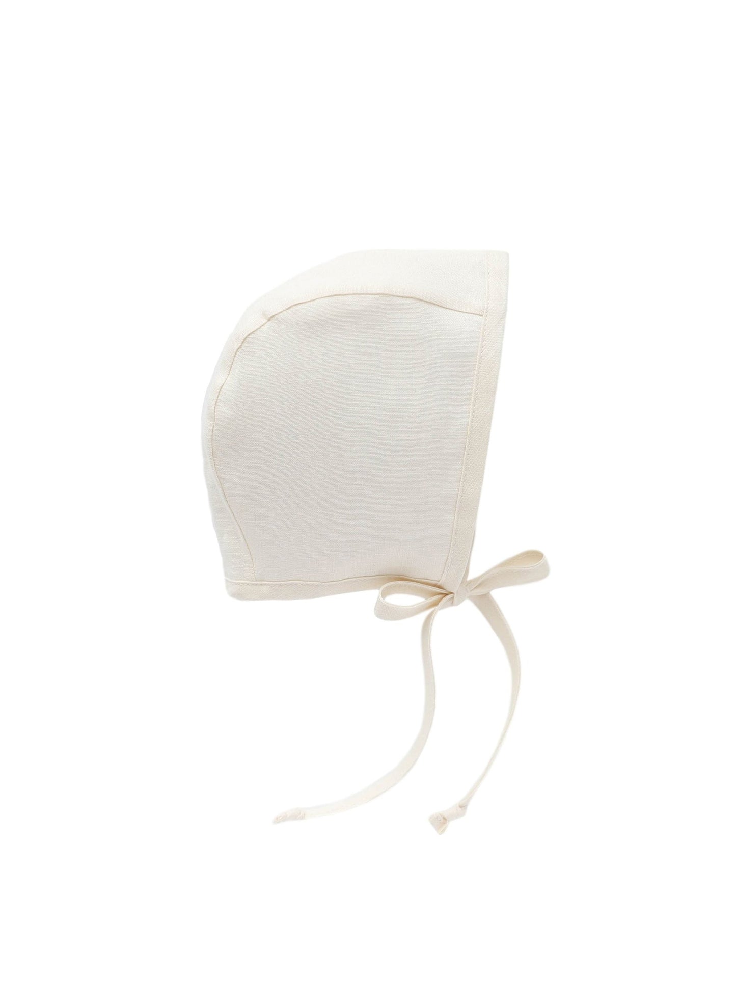 Briar Baby Ivory Linen Bonnet