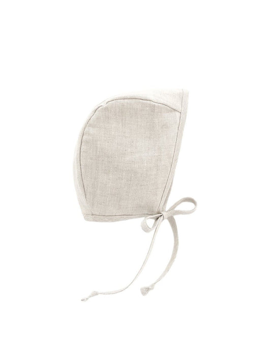 Briar Baby Sand Linen Bonnet