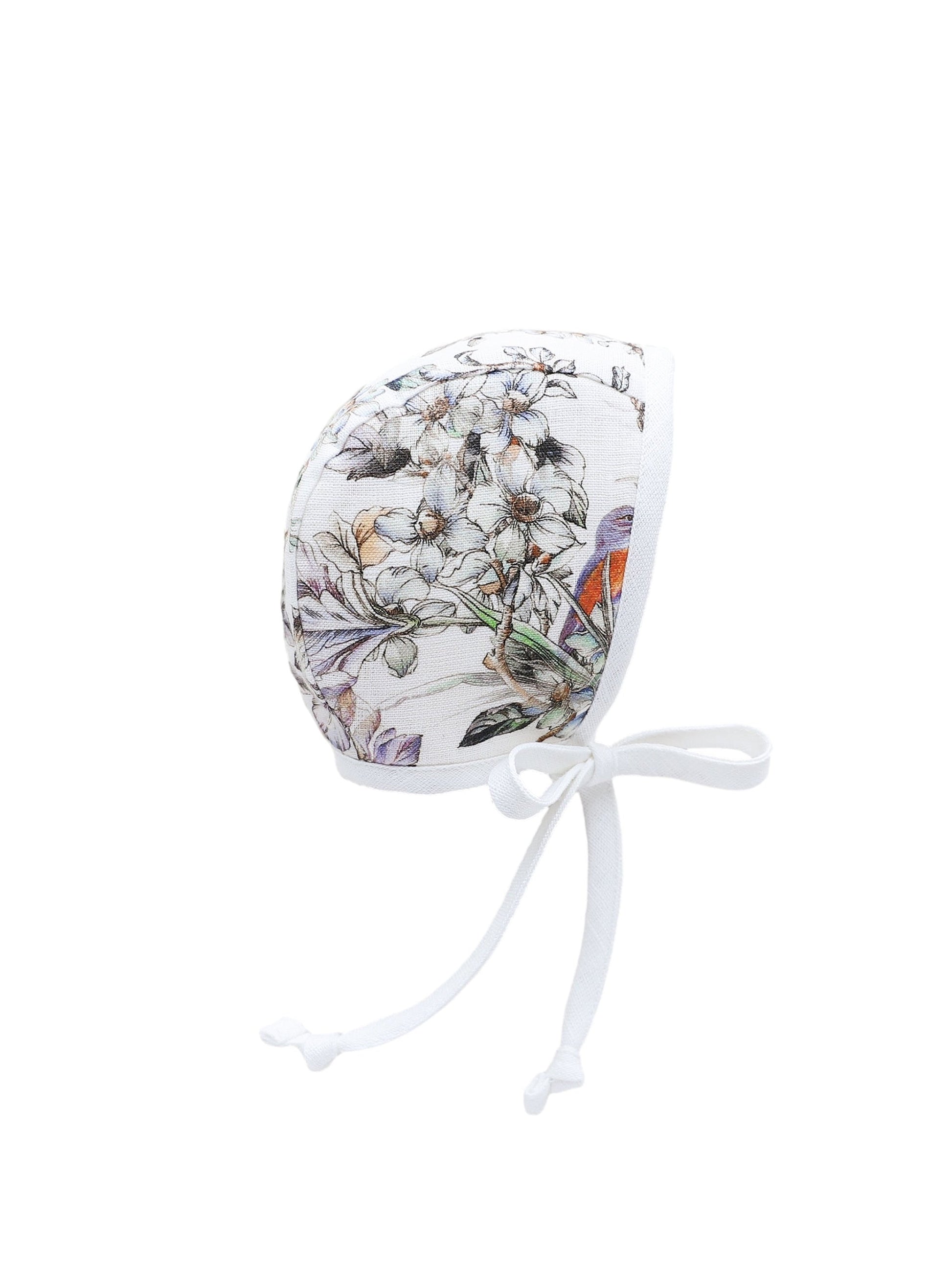 Briar Baby Songbird Linen Bonnet Sherpa Lined Weston Table