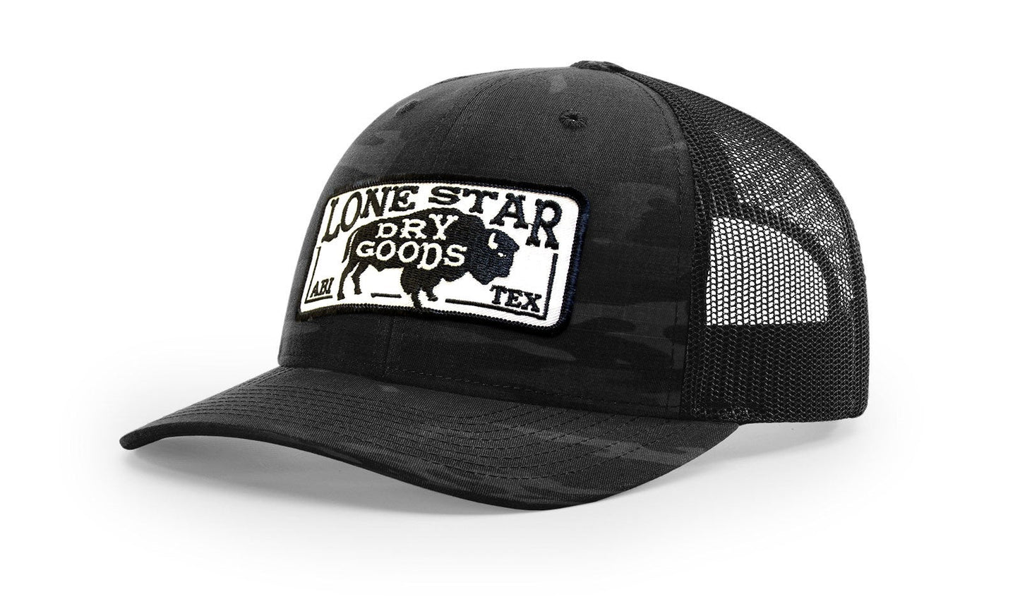 LSDG Camo Trucker Hat- Black