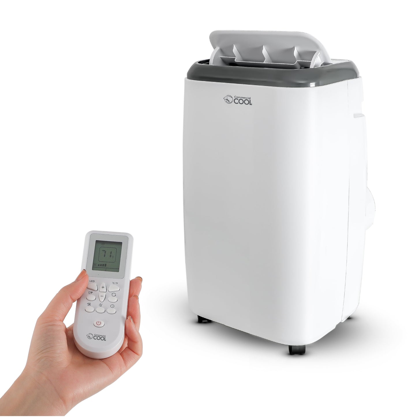 Commercial Cool CPT06WB 6.000 BTU SACC/CEC (10.000 BTU ASHRAE) Portable Air Conditioner with Remote Control. White