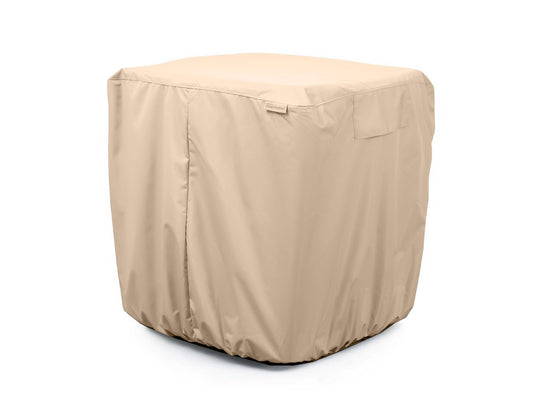 Covermates Air Conditioner Cover - Heavy-Duty Polyester. Weather Resistant. Elastic Hem. AC & Equipment-Ripstop Tan