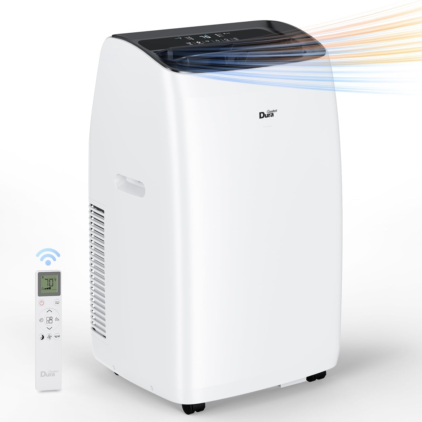 DuraComfort Cooling&Heating Portable Air Conditioners. 10200 BTU(14000 BTU ASHRAE). Dehumidifier. Fan. Up to 450 Sq. Ft