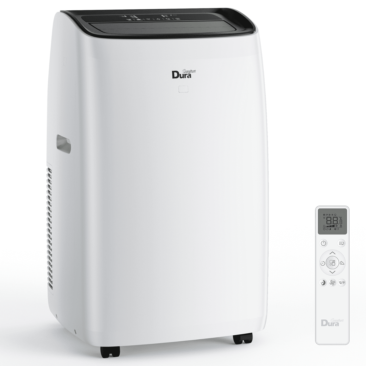 DuraComfort DP14CM Portable Air Conditioners. 14000 BTU. Dehumidifier. Cooling Fan. Remote Control. 450 Sq. ft