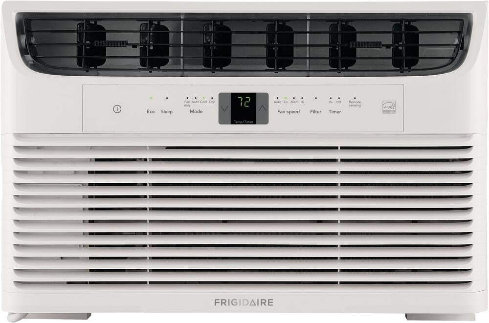 Frigidaire FFRE063WA1 19 Window Mounted Room Air Conditioner with 6000 BTU Cooling Capacity Energy Star Certified Programmable 24-Hour On/Off Timer and Easy-to-Clean Washable Filter in White