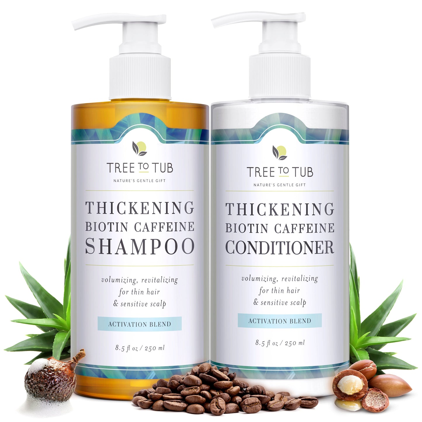 Thickening Biotin Caffeine Shampoo & Conditioner Set
