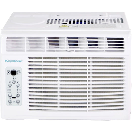 Keystone 12.000 BTU 115-V 550 Sq. Ft. Window Air Conditioner with Remote. White. KSTAW12BE