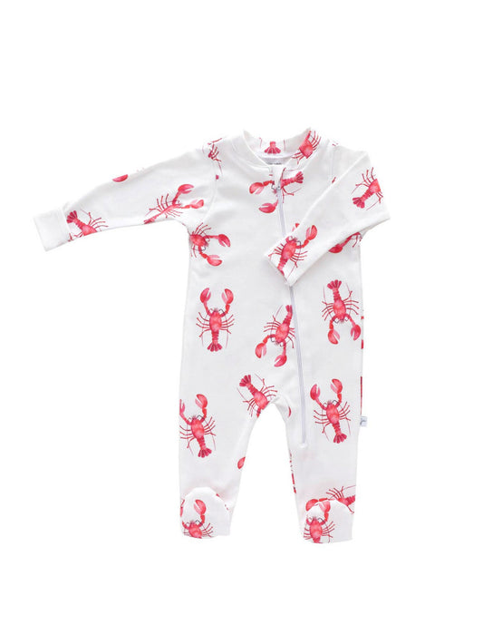 Lobster Organic Footie Pajamas Weston Table