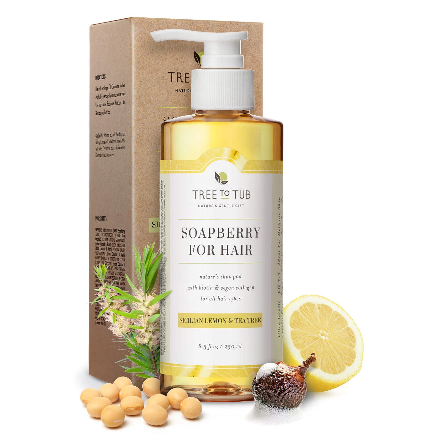 Biotin and Collagen Vegan Shampoo with Argan Oil