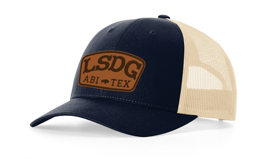 LSDG Trucker Hat- Navy/Khaki