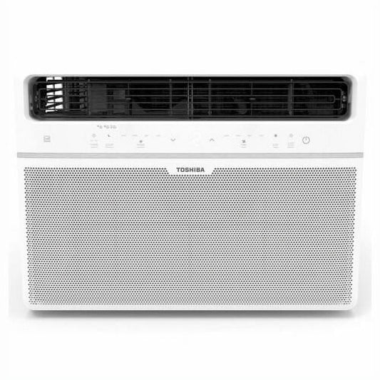 Restored Toshiba 10.000 BTU 115-Volt Smart Wi-Fi Touch Control Window Air Conditioner with Remote and ENERGY STAR in White
