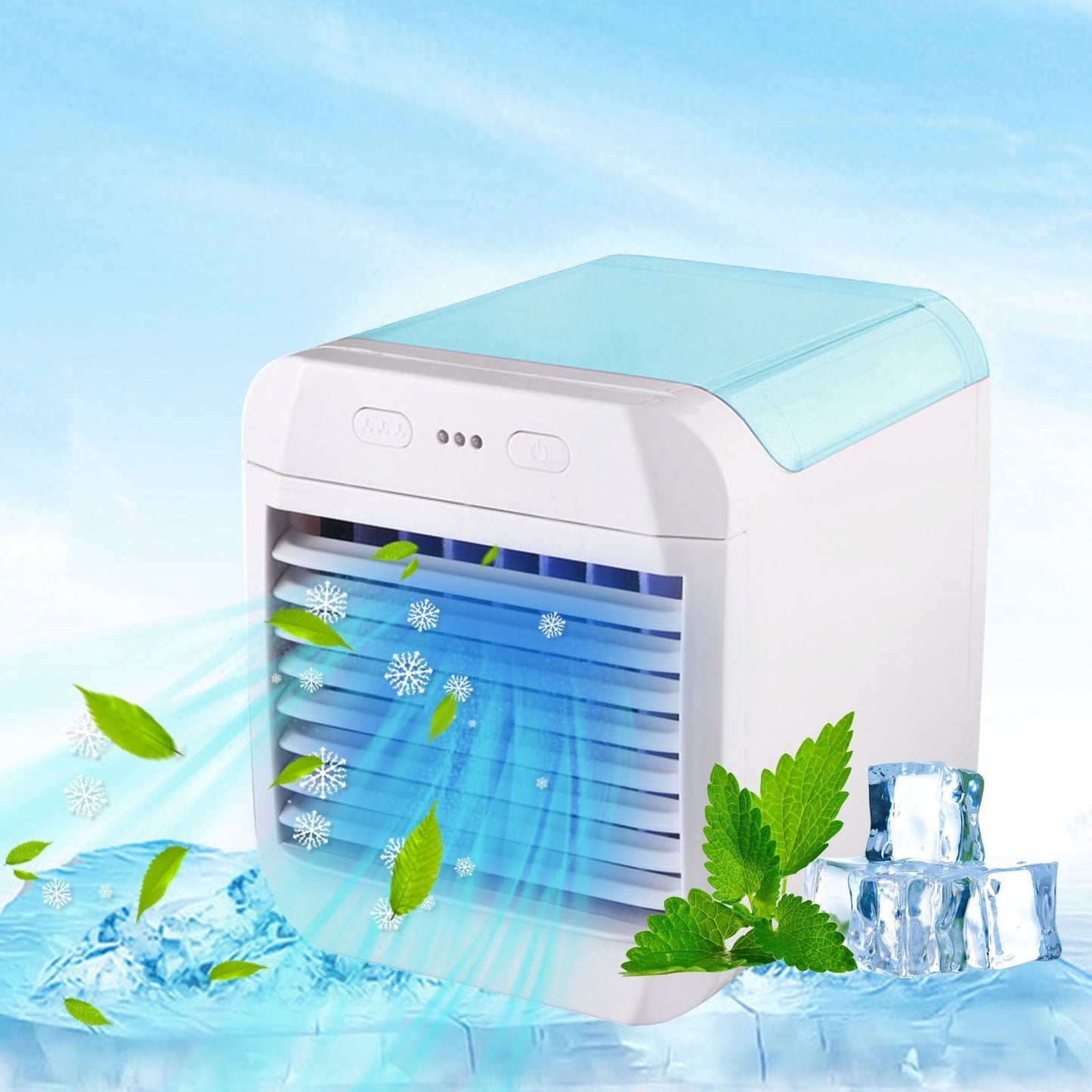 SHENGXINY Handheld Mini Fan Clearance Mini Air Conditioner Air Cooler Usb Portable Desktop Silent Spray Refrigeration