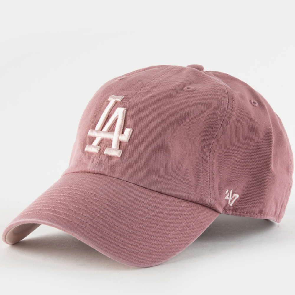 Los Angeles Dodgers 47' Brand Clean Up Dad Hat | Mauve