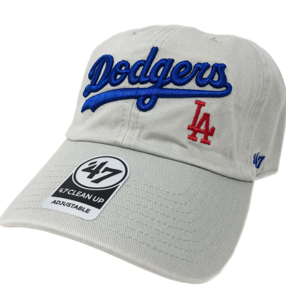 '47 Brand Los Angeles Dodgers Clean Up Hat | Gray Script