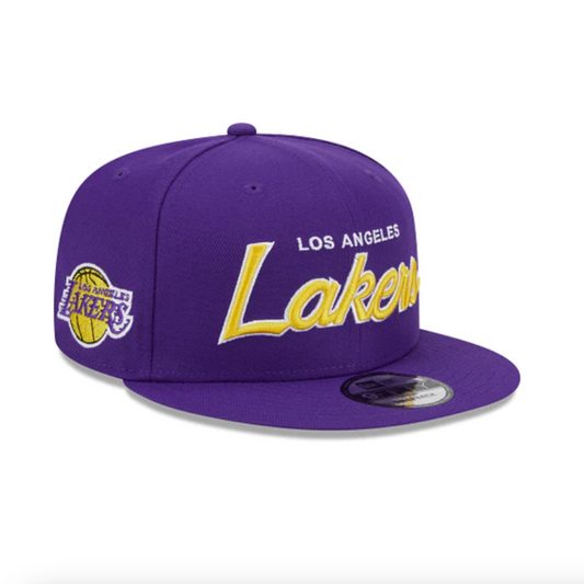 New Era Script 9FIFTY Snapback YOUTH | Los Angeles Lakers
