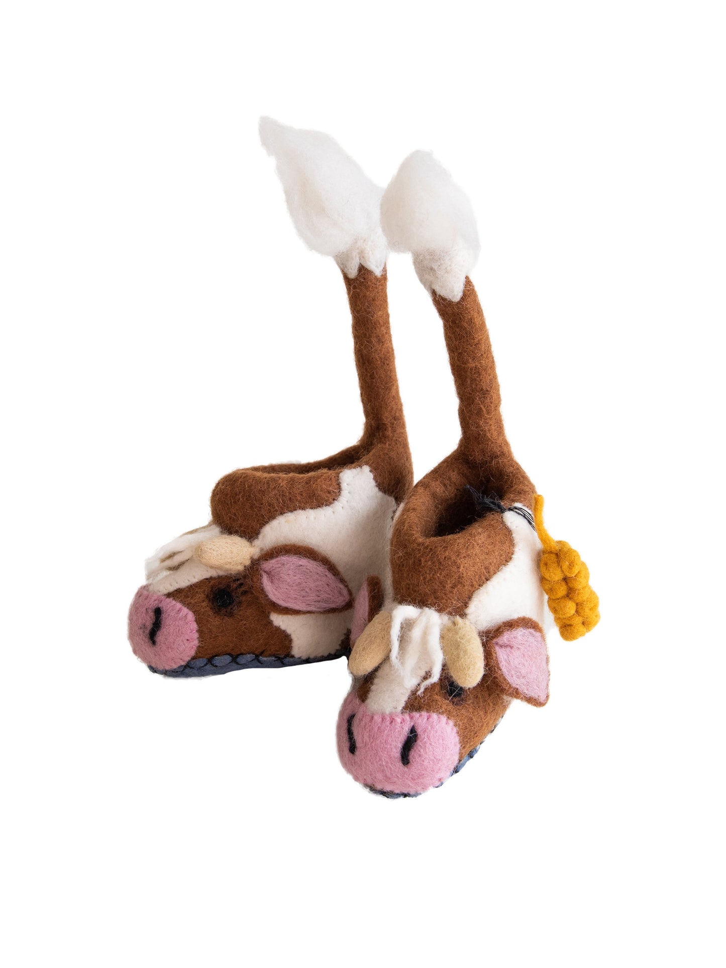 Sew Heart Felt Cow Slippers Weston Table