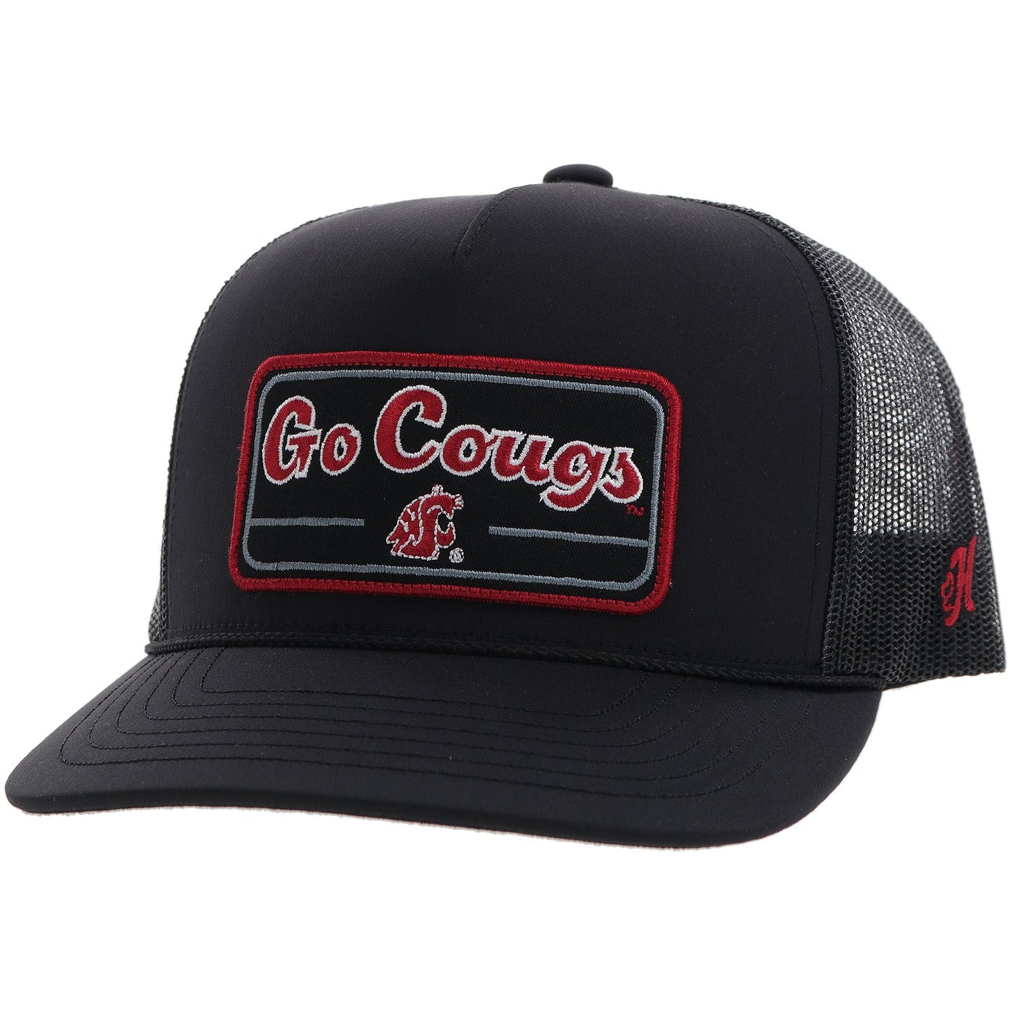 Washington State University Black w/ Rectangle Patch