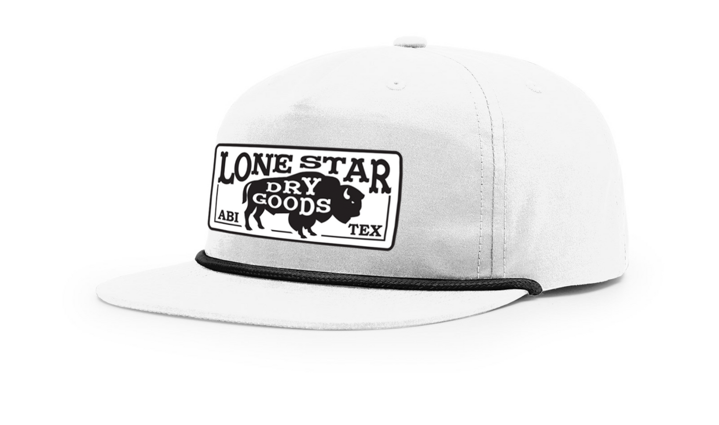 LSDG Rope Hat- White/Black Rope