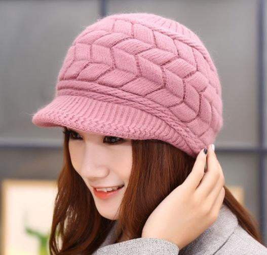 Fall Winter Beanies Knitted Rabbit Hats