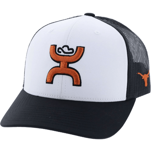 YOUTH "University of Texas" White/Black Hat
