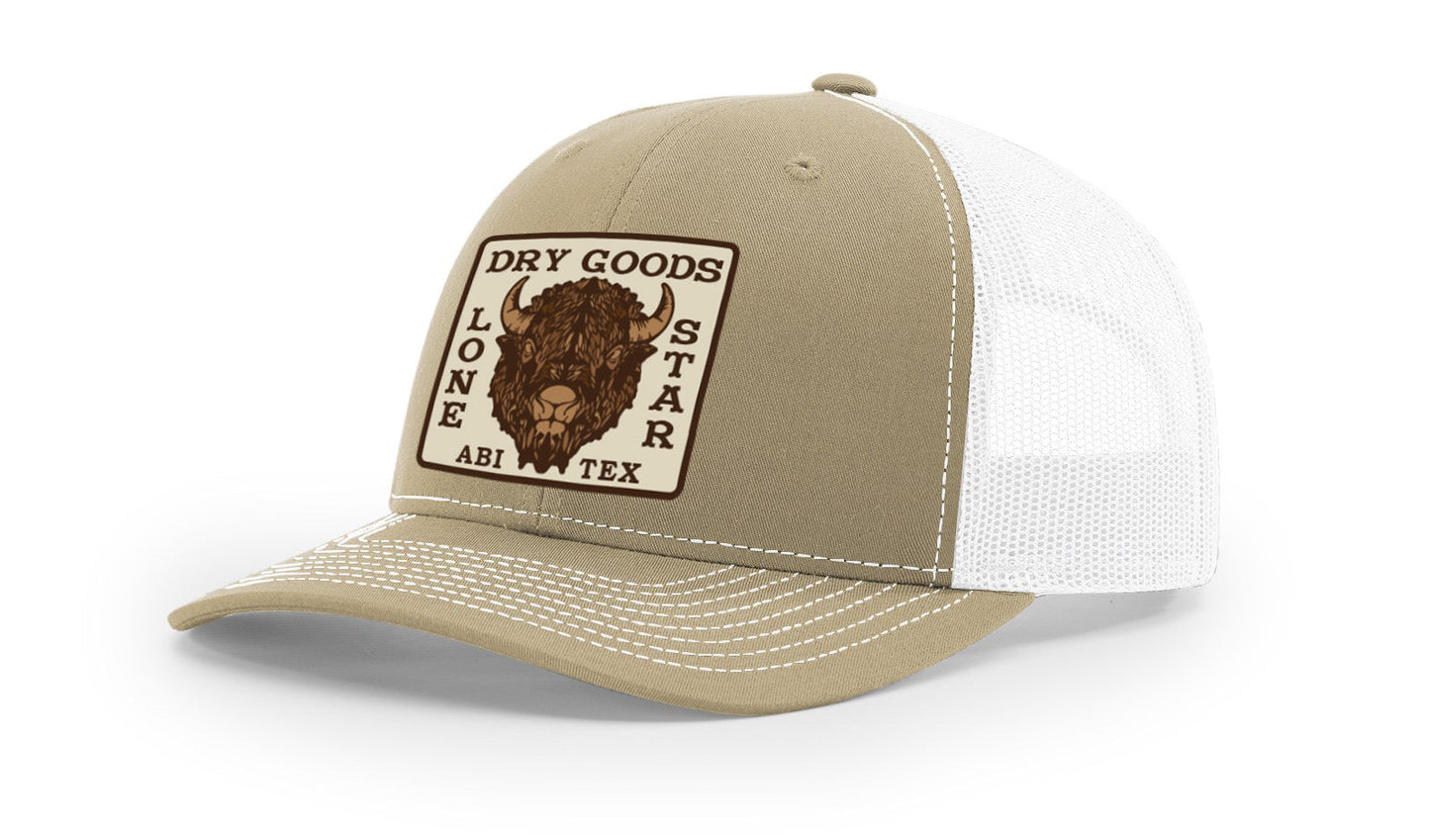 LSDG Trucker Hat- Khaki/White