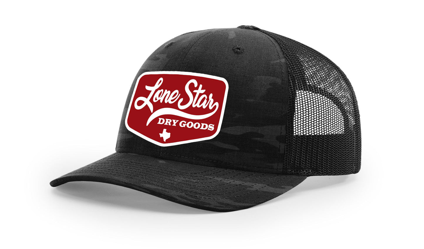 LSDG Camo Trucker Hat- Black