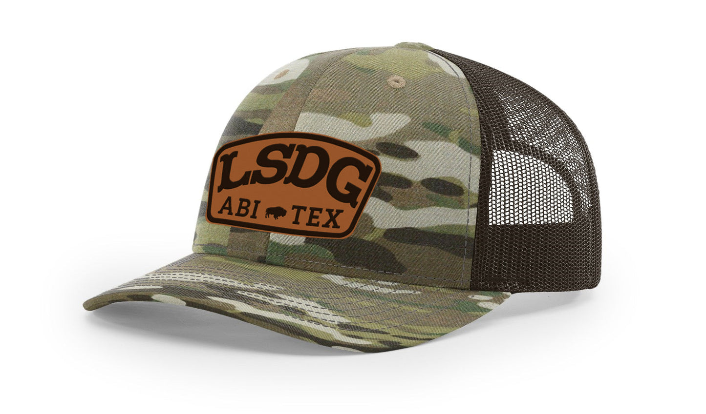 LSDG Camo Trucker Hat- Green