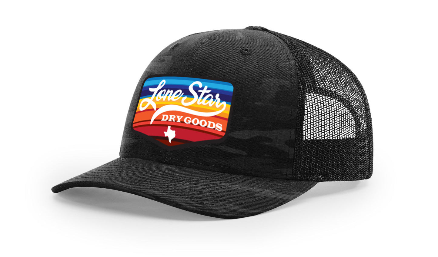 LSDG Camo Trucker Hat- Black