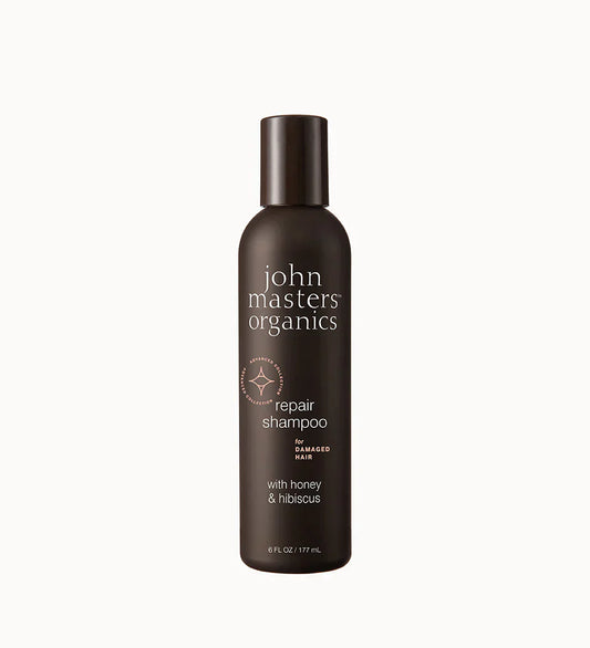 John Masters Organics Shampoo for Damaged Hair with Honey & Hibiscus - 177ml