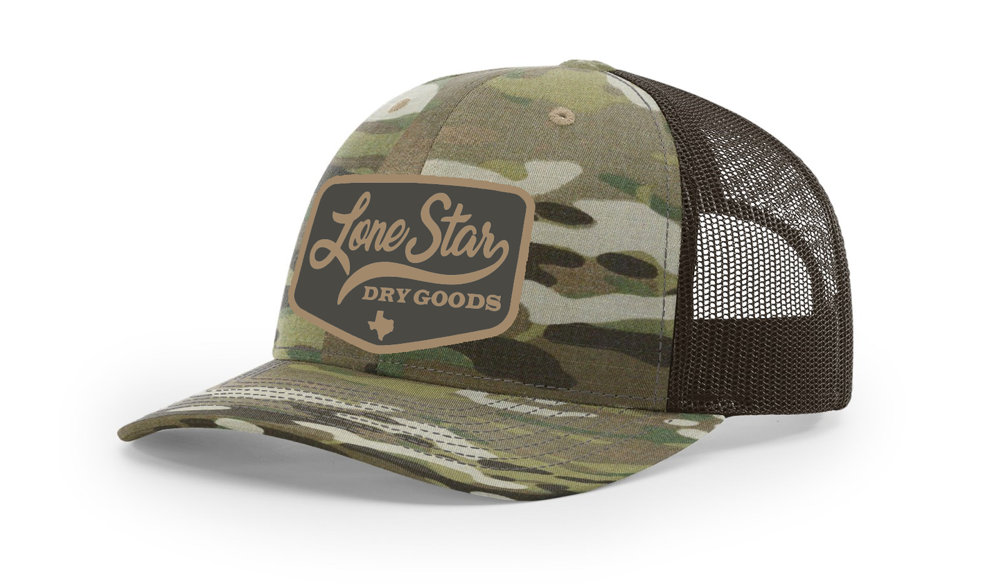 LSDG Camo Trucker Hat- Green