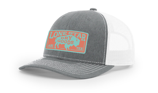 LSDG Trucker Hat- Heather Grey/White