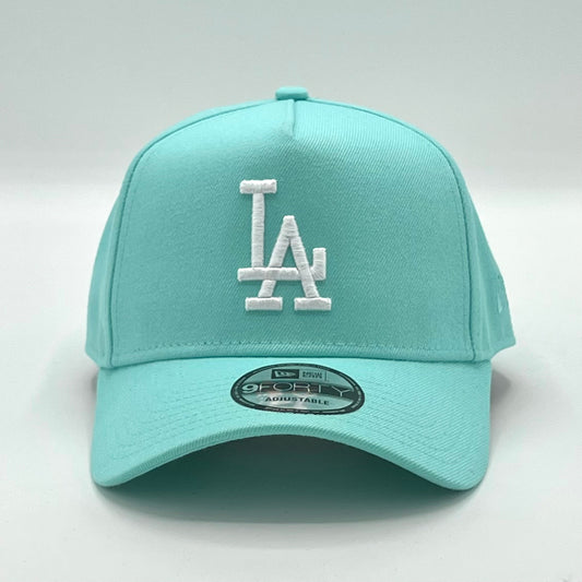 Los Angeles Dodgers Turquoise 9Forty A-Frame Snapback