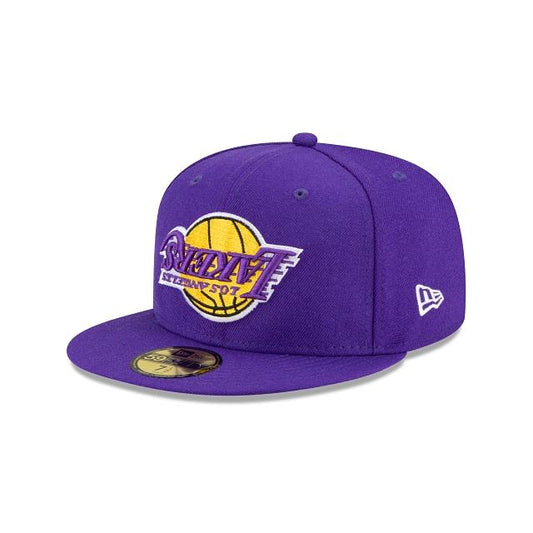 Los Angeles Lakers Upside Down Logo 59Fifty Fitted